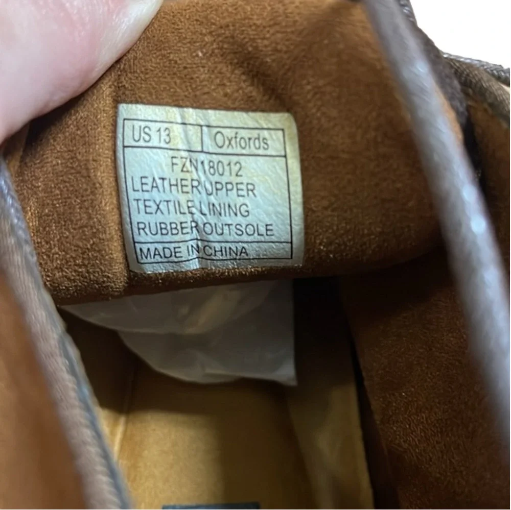Arkbird Leather Chukka Oxfords Brown Tan Size 13 NWOT